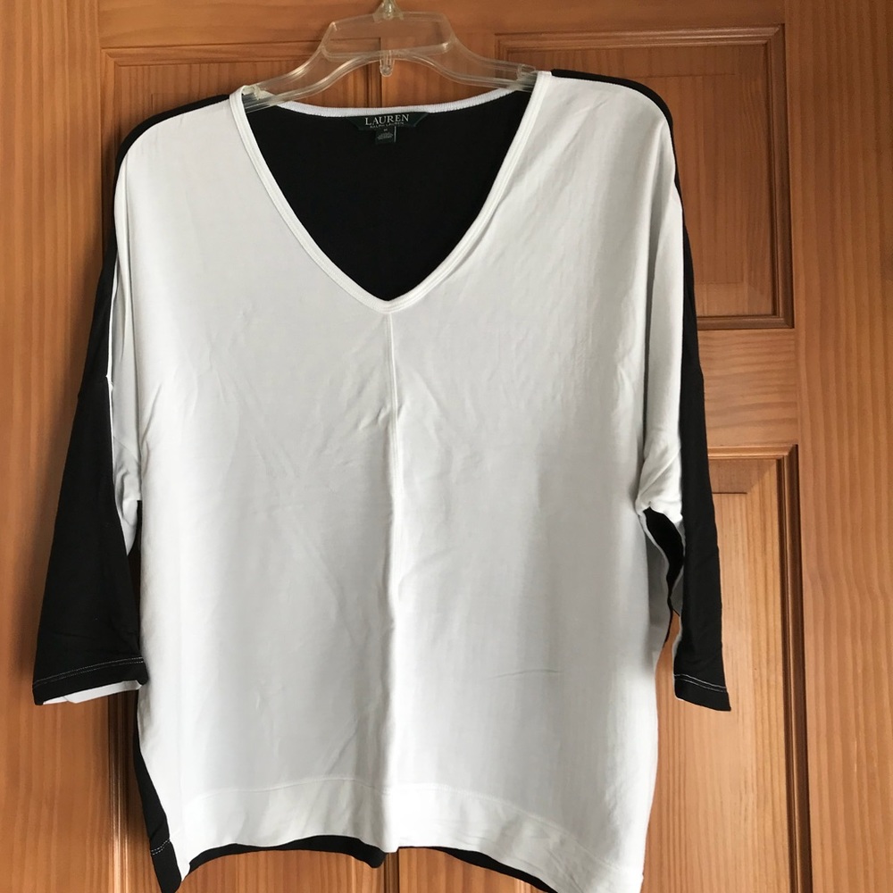 Ralph Lauren black and white shirt